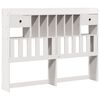 vidaXL Letto Libreria senza Materasso Bianco 140x200 cm Legno di Pino