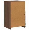 vidaXL Credenza con Luci LED Rovere Marrone 41x37x67 cm
