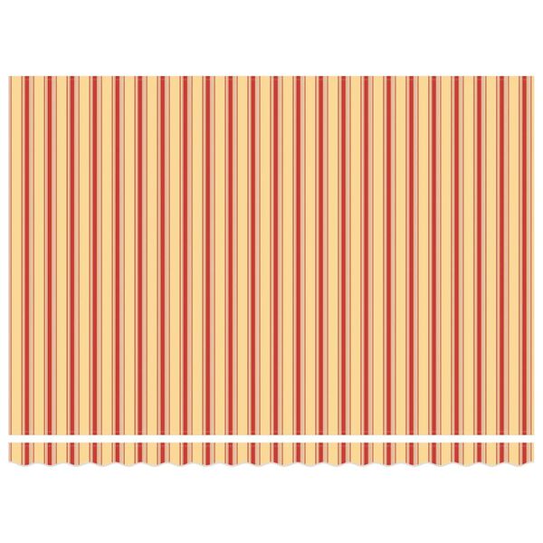 vidaXL Tenda Retrattile Multicolore 450 &times; 300 cm Poliestere e Metallo