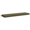 vidaXL Cuscino per panchina SOEST 100% Poliestere Verde Oliva