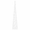 vidaXL Cono di Luce LED Decorativo Acrilico Blu 120 cm