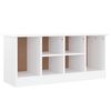 vidaXL Panca Porta Scarpe ALTA Bianca 100x35x45 cm Legno Massello Pino