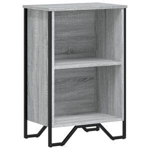 vidaXL Libreria Grigio Sonoma 50x31x74,5 cm in Legno Multistrato