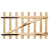 vidaXL Cancello Singolo per Recinzione in Legno di Nocciolo 100x60 cm