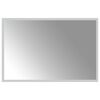vidaXL Specchio da bagno LED Trasparente 60 x 40 cm vetro temperato