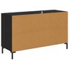 vidaXL Credenza Rovere Nero 100 x 36 x 60 cm Legno multistrato