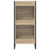 vidaXL Armadio per Libri Sonoma 80 x 30 x 155 cm Legno multistrato