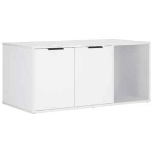 vidaXL Mobile per gatti Bianco 100 x 49 x 45 cm Legno ingegnerizzato