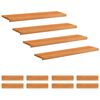 vidaXL Tappeti per scale 12 pz 110 x 30 x 2 cm Marrone Chiaro