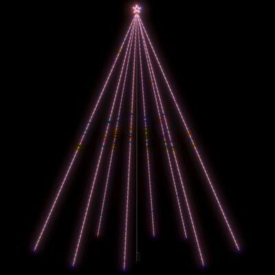 vidaXL Luci per Albero di Natale Interni Esterni 1300 LED Colorati 8 m