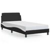 vidaXL Giroletto Dover Nero e Bianco 100x190cm in Similpelle