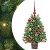 vidaXL Albero di Natale artificiale con 150 LED Verde 75 cm PE e PVC