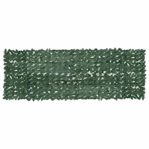 vidaXL Paravento da Balcone con Foglie Verde Scuro 300x100 cm
