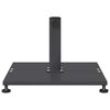 vidaXL Base per ombrellone Grigio scuro 45 x 45 x 31 cm