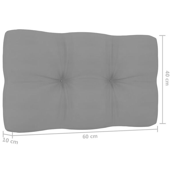 vidaXL Panca Angolare Giardino e Cuscini 239cm Legno Pino Impregnato