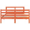 vidaXL Letto senza Materasso Marrone Cera 150x200 cm in Legno di Pino