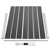 vidaXL Set Pannelli di Recinzione in WPC 872x146 cm Nero