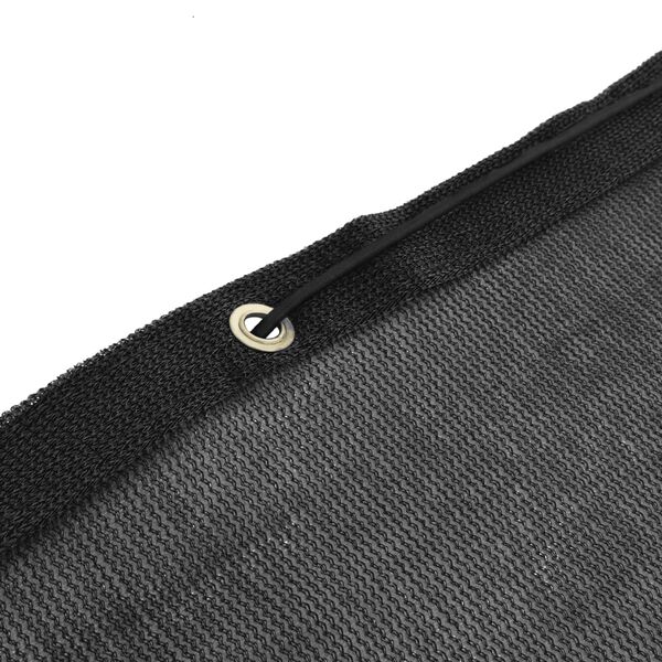 vidaXL Rete per Container in HDPE 3,5x7 m Nera