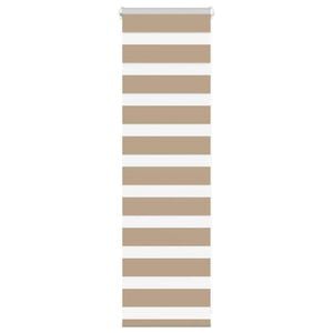 vidaXL Tenda a Rullo Zebra Larghezza Tessuto 35,9 cm Poliestere