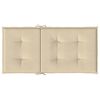 vidaXL Cuscini per Sedia 6 pz Beige 100x50x3 cm in Tessuto Oxford