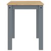 vidaXL Tavolo da Pranzo Panama Grigio 112x60x75 cm Legno Massello Pino