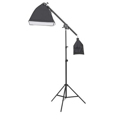 vidaXL Kit di Illuminazione per Studio Fotografico e Tavolo da Ripresa