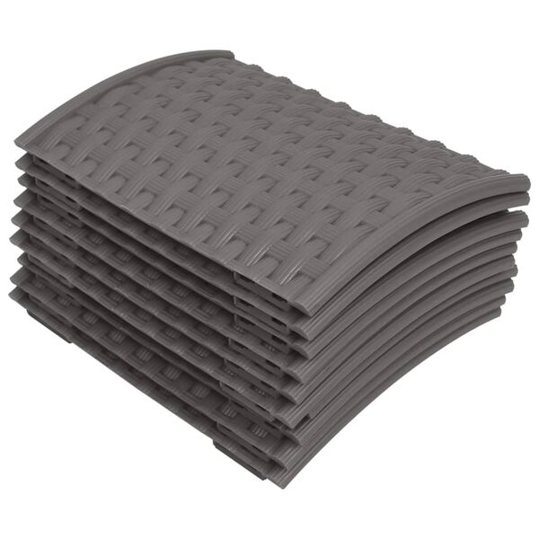 vidaXL Gonna per Albero di Natale Marrone &Oslash;65x19,5 cm