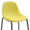 vidaXL Set da Bar 5 pz in Tessuto Giallo