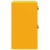 vidaXL Armadio per File con cassetto Giallo senape 44 x 50 x 106.5 cm