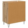 vidaXL Credenza Rovere artigianale 60 x 35 x 70 cm Legno multistrato