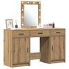 vidaXL Tavolo da Trucco Marrone 50 x 41 x 135 cm Legno multistrato