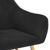 vidaXL Sedie da Pranzo 2 pz Nere in Velluto