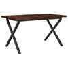 vidaXL Tavolo da pranzo con bordo vivo 160 x 70 x 75 cm