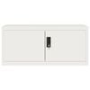 vidaXL Armadio Classificatore Bianco 90x40x40 cm in Acciaio