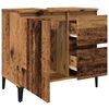vidaXL Mobile Sottolavabo Legno Antico 65x33x60 cm in Truciolato