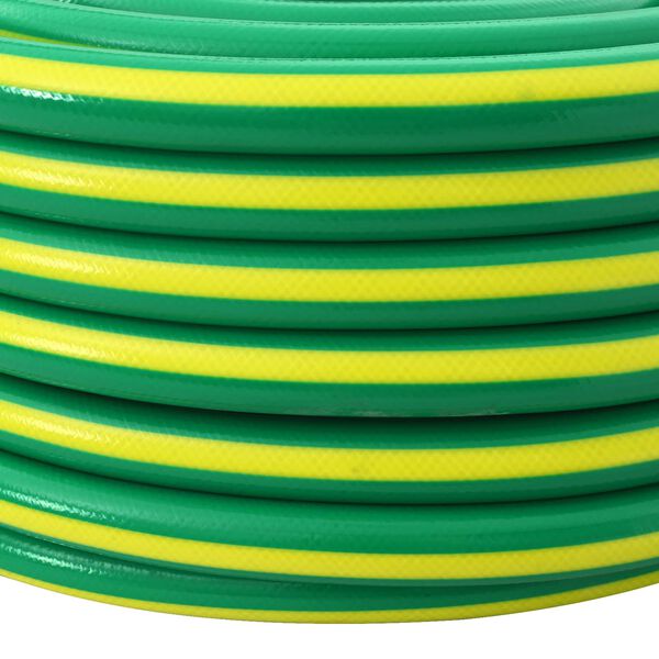 vidaXL Tubo da Giardino 5-Ply Verde e Giallo 1 / 2'' 10 m PVC