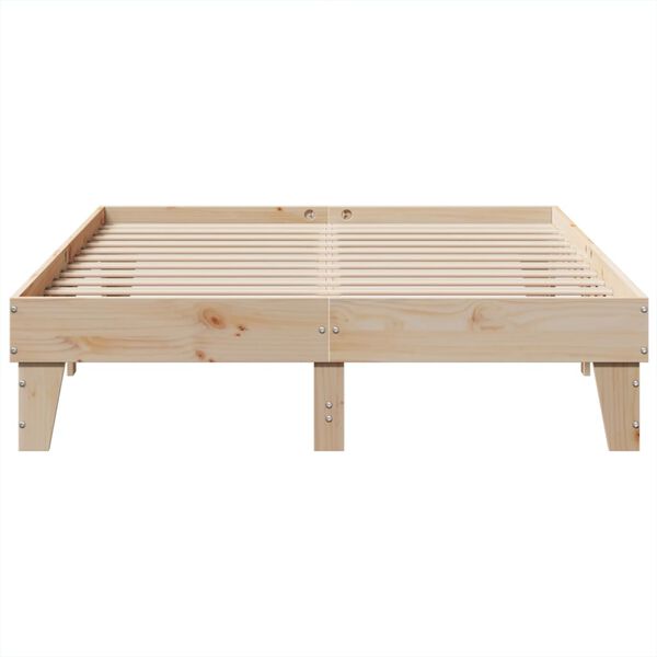 vidaXL Letto senza Materasso 150x200 cm in Legno Massello di Pino