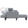 vidaXL Divano Letto a L Grigio Chiaro 275x140x70 cm in Tessuto