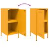 vidaXL Credenza Giallo Senape 36x39x79 cm in Acciaio