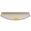 vidaXL Tappetini per scale 15 pz 65x24x4 cm Marrone chiaro Semicircolari Grandi