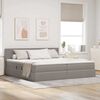 vidaXL Letto con contenitore e materasso Talpa 200 x 200 cm