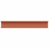 vidaXL Scaffale da parete 4 pcs Rosso 60 x 9 x 3 cm Legno multistrato