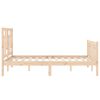 vidaXL Letto senza Materasso 140x190 cm in Legno Massello di Pino