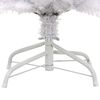 vidaXL Albero di Natale Artificiale Incernierato con Base Bianco 120cm