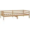 vidaXL Dormeuse Marrone Ambrato in Legno Massello di Pino 90x200 cm