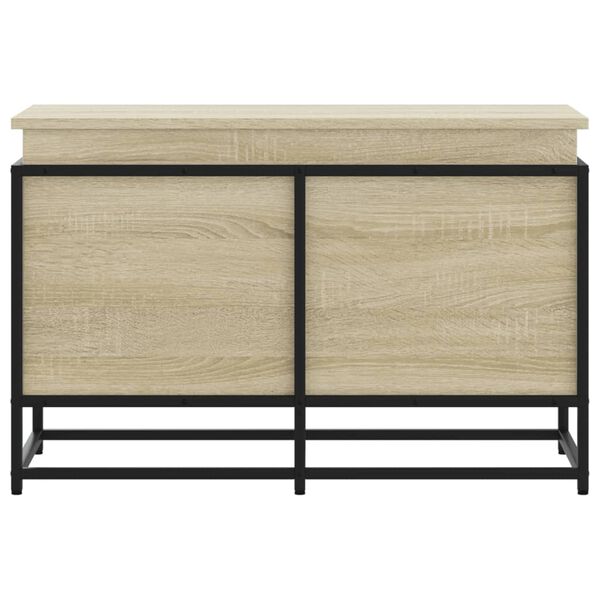 vidaXL Contenitore con Coperchio Rovere Sonoma 80x40x51,5cm Truciolato