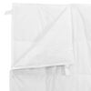 vidaXL Duvet 2-in-1 Bianco 140 x 220 cm Piuma