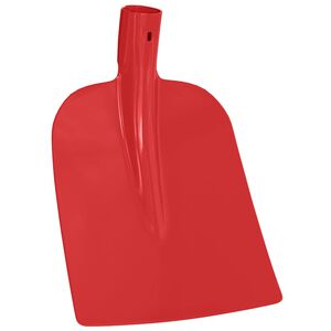 vidaXL Testa di Pala Rosso 32 x 24,5 cm Acciaio verniciato a polvere