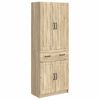 vidaXL Set di armadi 2 pz Rovere Sonoma Legno ingegnerizzato