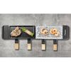 Bestron Piastra per Raclette ARG200BW 650W Nera in Legno